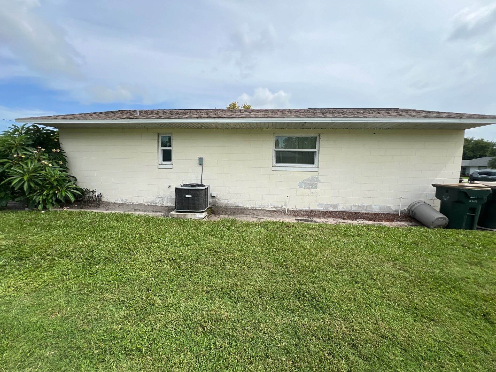 exterior home before