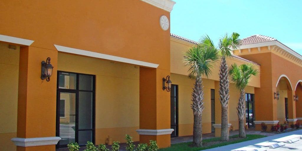 freshly painted business exterior orlando fl commercial painters