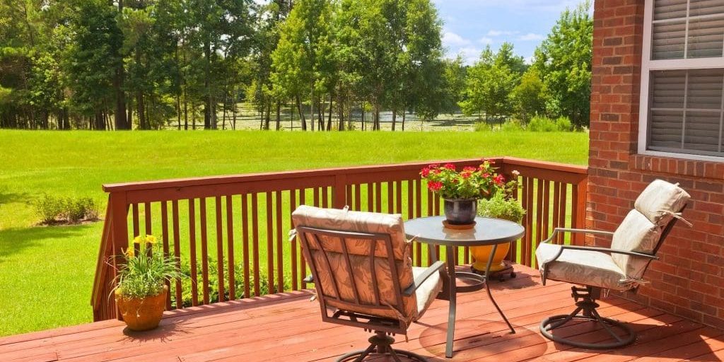 freshly stained home deck orlando fl